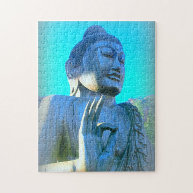 blue buddha jigsaw puzzle (Vertical)