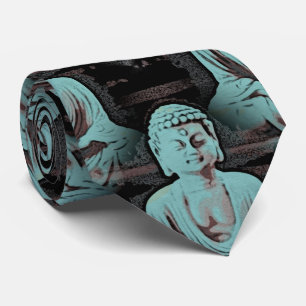 Blue Buddha - large Tie