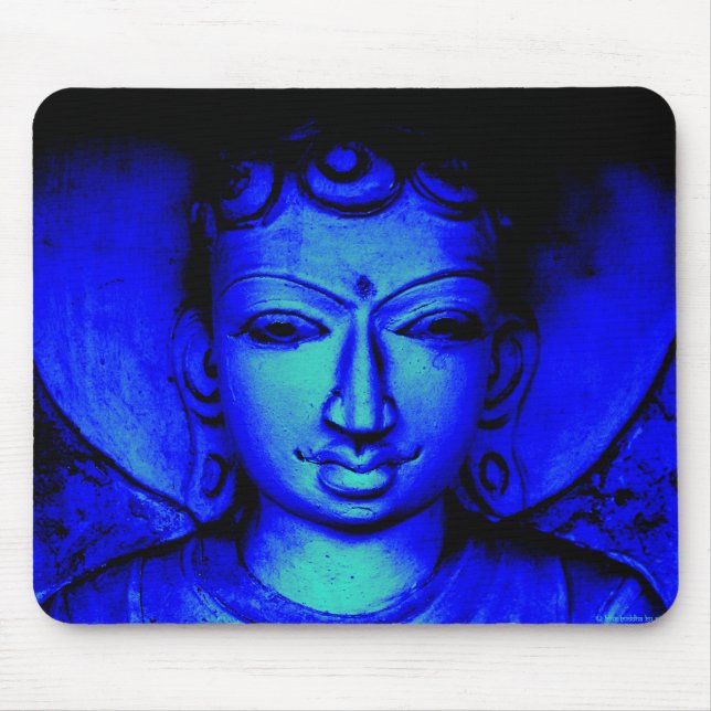 Blue Buddha Mousepad (Front)