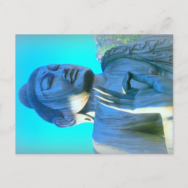 blue buddha postcard (Front)
