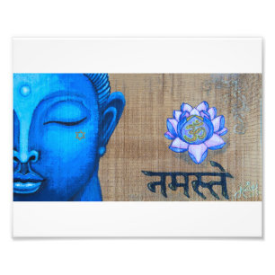 Blue Buddha Print