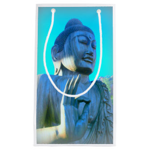 blue buddha small gift bag