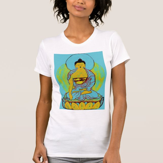 Blue Buddha  Women’s Tee Shirt (Front)