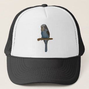 Blue Budgie Art Trucker Hat