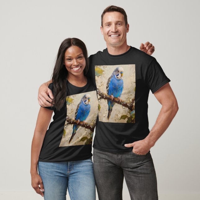 Blue Budgie T-Shirt (Unisex)