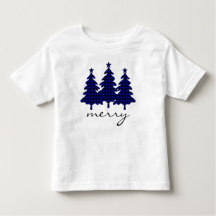Blue Buffalo Check Pine Trees Toddler T-Shirt