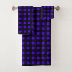 Blue Buffalo Large Plaid Bath Towel Set