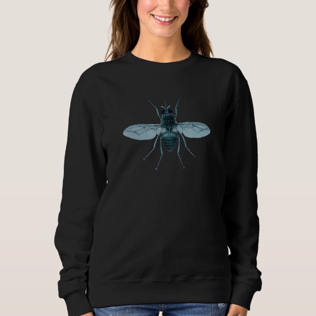 Blue Bug Fly Sweatshirt (Front)