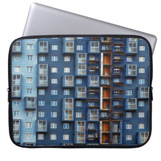 BLUE BULDINGS LAPTOP SLEEVE