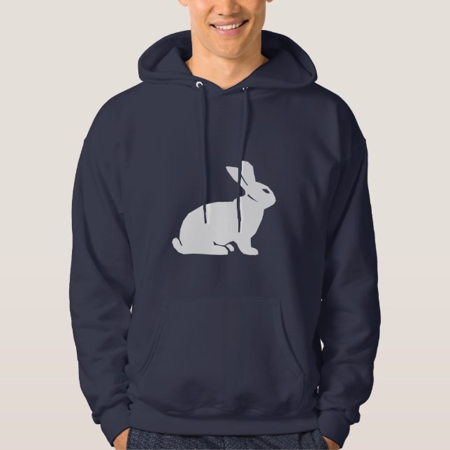 Blue Bunny Hoodie (Front)