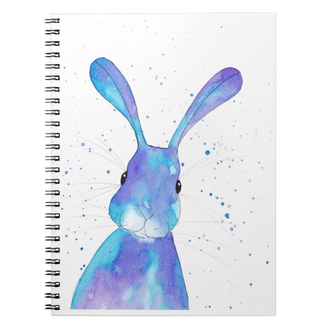 Blue Bunny Peppermint Art Note Book (Front)