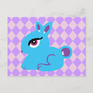 Blue Bunny Postcard