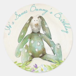 Blue Bunny Rabbit Sticker