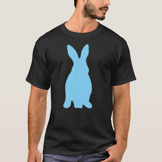 Blue Bunny Rabbit T-Shirt (Front)