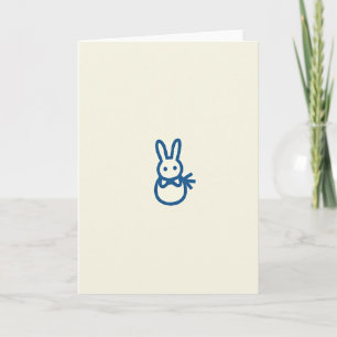 Blue Bunny Simple Sweet Card