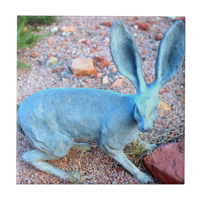 blue bunny tile (Front)