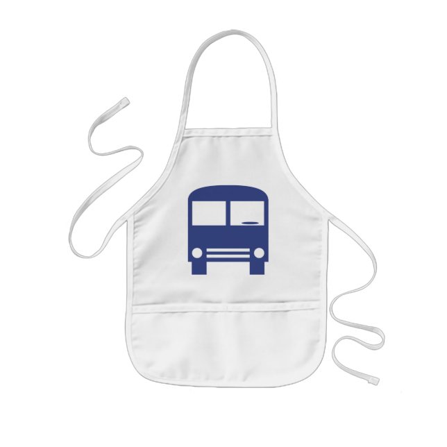 Blue Bus Kids Apron (Front)