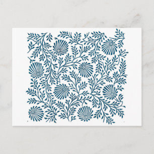 blue bush postcard