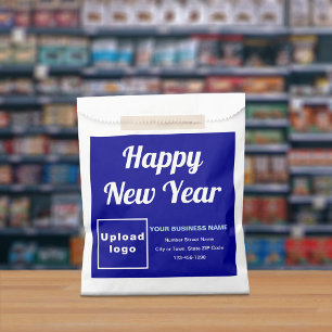 Blue Business Brand, New Year Paper Bag