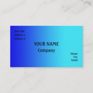 Blue Business Card