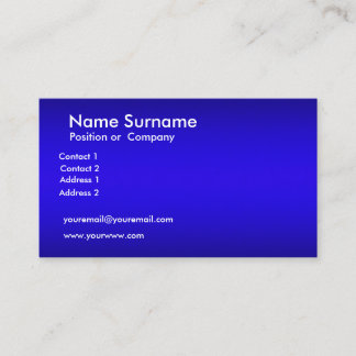 Blue Business Card