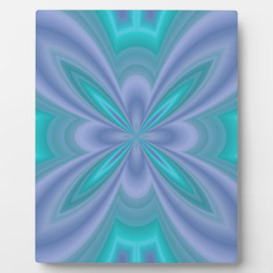 Blue Butterflies Abstract Plaque