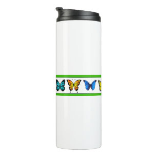 Blue Butterflies (Bridget Collection) Thermal Tumbler