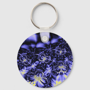 Blue Butterflies Key Ring