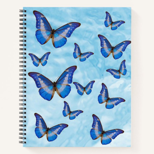 Blue Butterflies Notebook (Front)