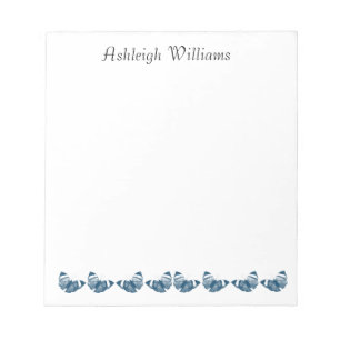 Blue Butterflies Notepad