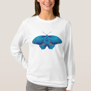 Blue Butterfly Art T-Shirt