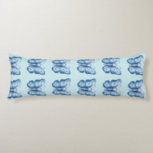 Blue Butterfly Body Cushion