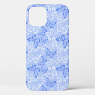 Blue Butterfly iPhone 12 Case