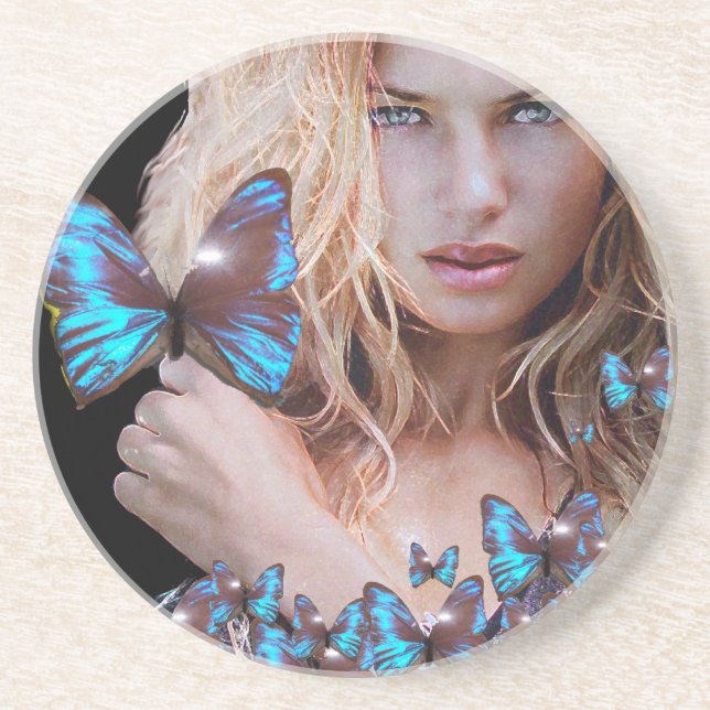 BLUE BUTTERFLY COASTER (Front)