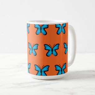 Blue Butterfly Coffee Mug