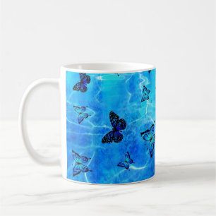 Blue Butterfly Coffee Mug