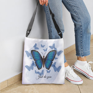 Blue butterfly - Crossbody bag