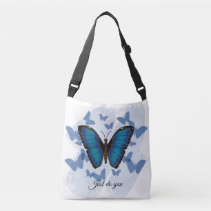 Blue butterfly - Crossbody bag