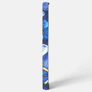 Blue Butterfly Dreamy Aesthetic Celestial Dark Samsung Galaxy Case