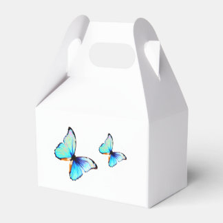 Blue Butterfly Favour Box