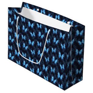 Blue Butterfly Gift Bag