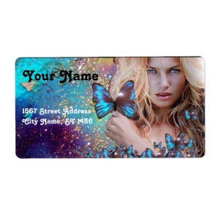 BLUE BUTTERFLY HAIR, BEAUTY SALON , MAKEUP ARTIST
