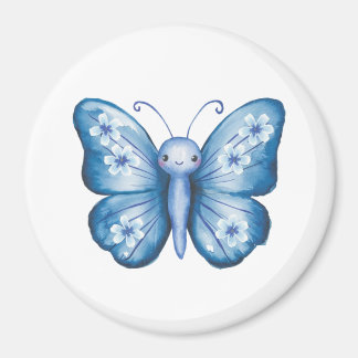 Blue Butterfly Magnet