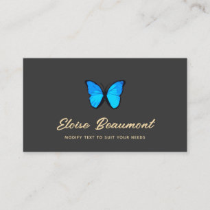 Blue Butterfly Nature Business Card
