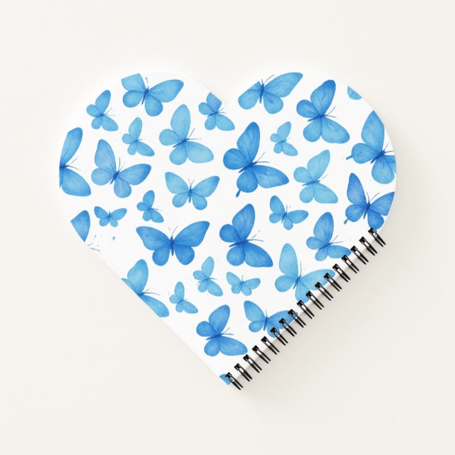 Blue Butterfly Notebook (Back)