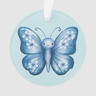 Blue Butterfly Ornament