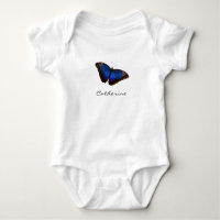 Blue Butterfly Personalised with Name