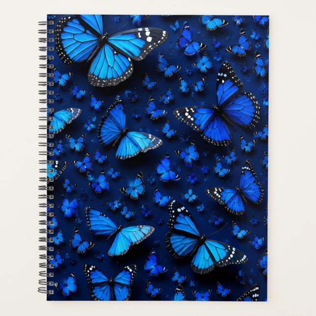 blue butterfly planner (Front)