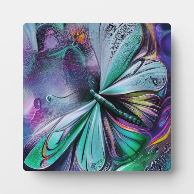 Blue Butterfly Plaque (Front)