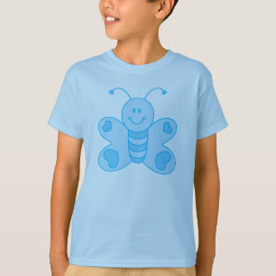 Blue Butterfly Shirt